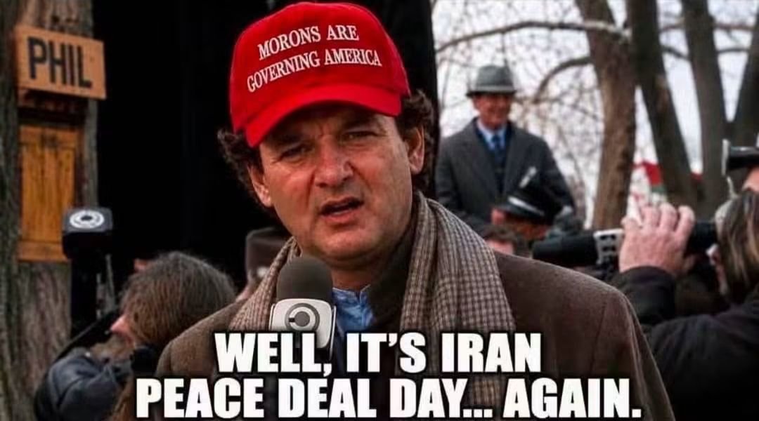 Stoicgnostic's tweet photo. Everyday is groundhog day. https://t.co/E7GIM3ZvAb