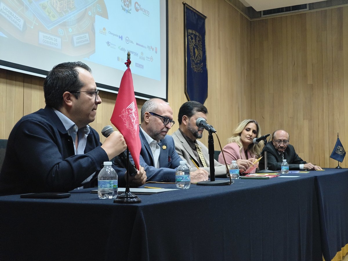 CANADEVI's tweet photo. #CanadeviVM Presentes en el 12° Foro Universitario de Vivienda de @enconcreto en colaboración con la @faunam_mx y la @FIUNAM_MX . Juntos, intercambiamos ideas y sumamos visión para generar oportunidades que impulsen la edificación de #ViviendaAsequible que los mexicanos necesitan. #SinViviendaNoHayCiudad