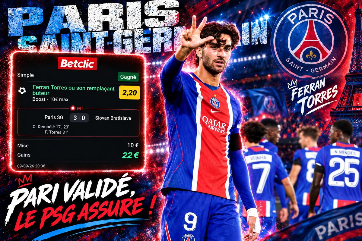 OfficielSazix's tweet photo. CONCLUSION 2 ème JOUR DE LDC🏆
un seul de perdu sur la journée de hier si vous voulez suivre tout se passe sur telegram en bio c'est 100% GRATUIT 💪 https://t.co/y08S3HNH4B