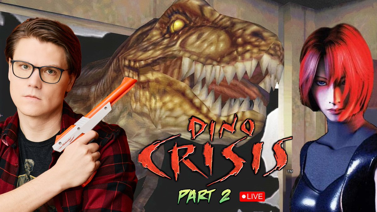 deadmeat_games's tweet photo. Join Zoran later today at 2pm PST as he continues his playthrough of Dino Crisis LIVE on Dead Meat Games! https://t.co/h56qwWJvPy
