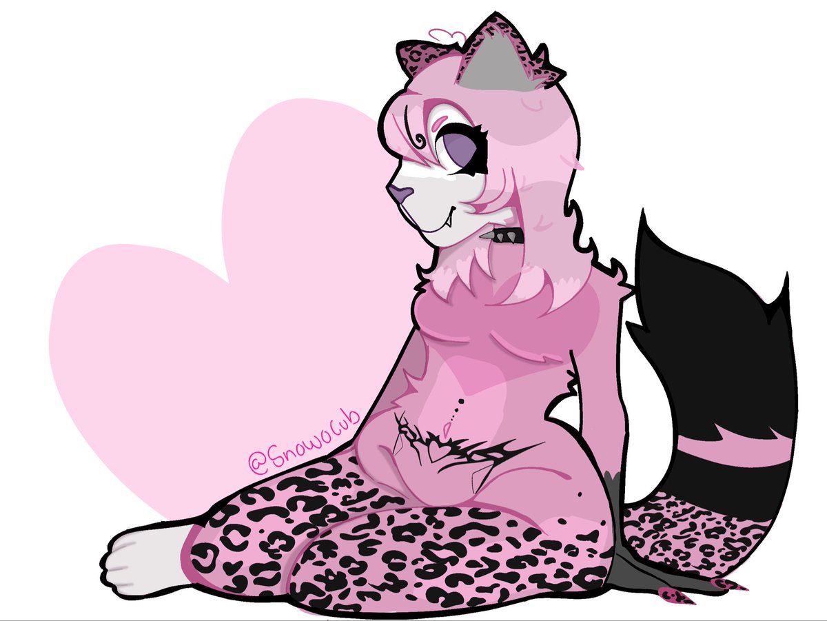 Snowocub's tweet photo. I drew Raven 💗@Raventhekitkatt https://t.co/aGfSYKoZhX