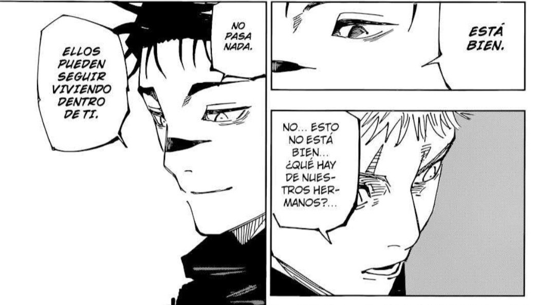 JuanEdFi14's tweet photo. @DbHierro Yuji nació como recipiente, después se volvió en un recipiente maldito (consumió a sus hermanos y ellos nunca "encarnaron")

Creo que Yuji suprimiría a Sukuna por completo, desapareciendo el Rey de las maldiciones. 

Yuji modulo sería aún más fuerte, pero seguiría estando solo https://t.co/8qp3hTZDnH