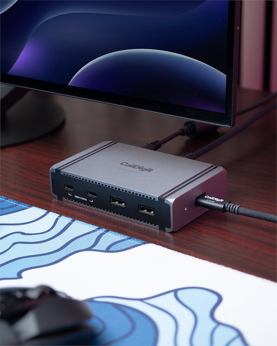 CalDigit's tweet photo. Plug in whatever, whenever. https://t.co/X3qO1uHv1y