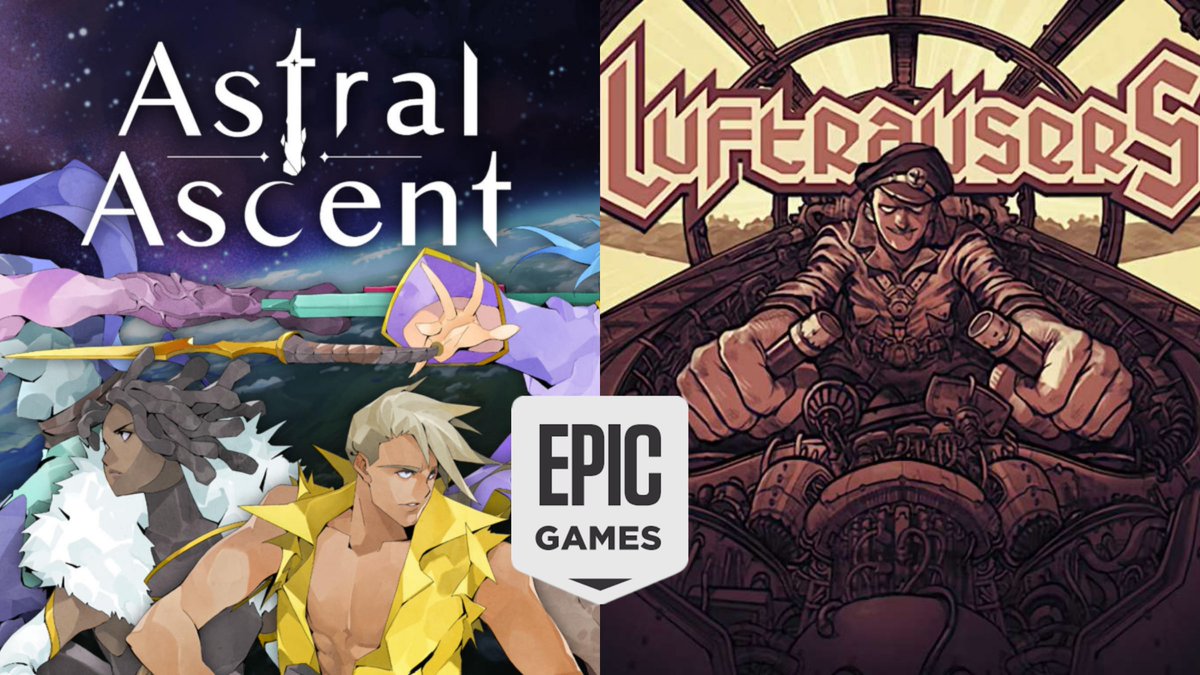 CanalDoEd_'s tweet photo. 🆓 DOIS JOGOS GRÁTIS NA EPIC GAMES STORE! 🎮🔥

🪀 Astral Ascent
👉 https://t.co/pDrVCUpQ6A
🛩️ Luftrausers
👉 https://t.co/uuKuuQ9cVa

⏰ Grátis até 17 de setembro! Aproveite antes que a oferta termine!

#EpicGames #EpicGamesStore #AstralAscent #Luftrausers #JogosGratis #FreeGames #PCGaming