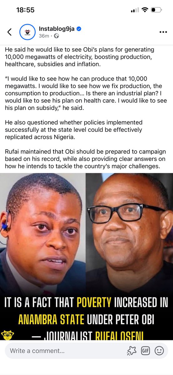 mekn_J's tweet photo. @ruffydfire @ruffydfire how true is this statement posted by @instablog9ja https://t.co/xpai565Dkx