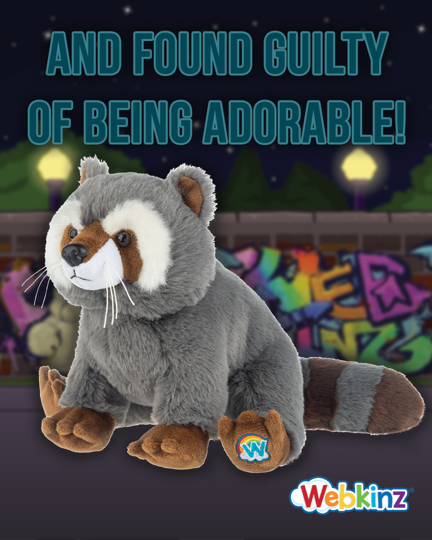 Webkinz Raccoon Plush Coming Soon