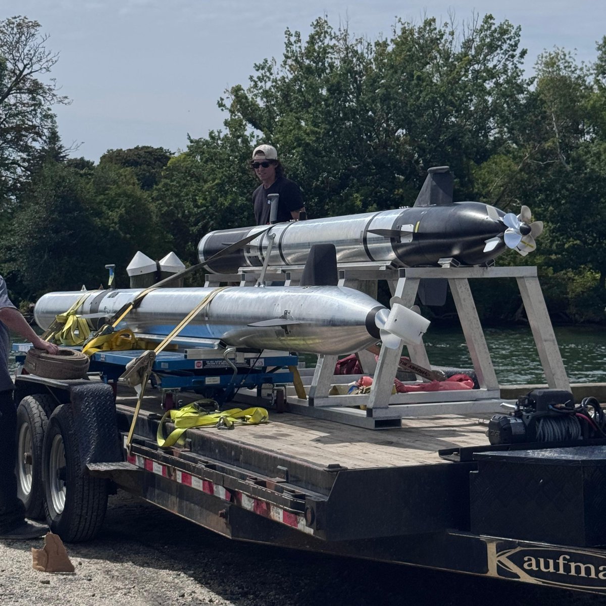 NetSuite's tweet photo. From fairways to waterways. ⛳🌊 Last week, we went coast to coast, starting at @EdgewoodTahoe before heading to Rhode Island to visit @vatnsystems, where the team is building autonomous underwater vehicles. Check out some highlights from both stops. https://t.co/5RyzewvAz3