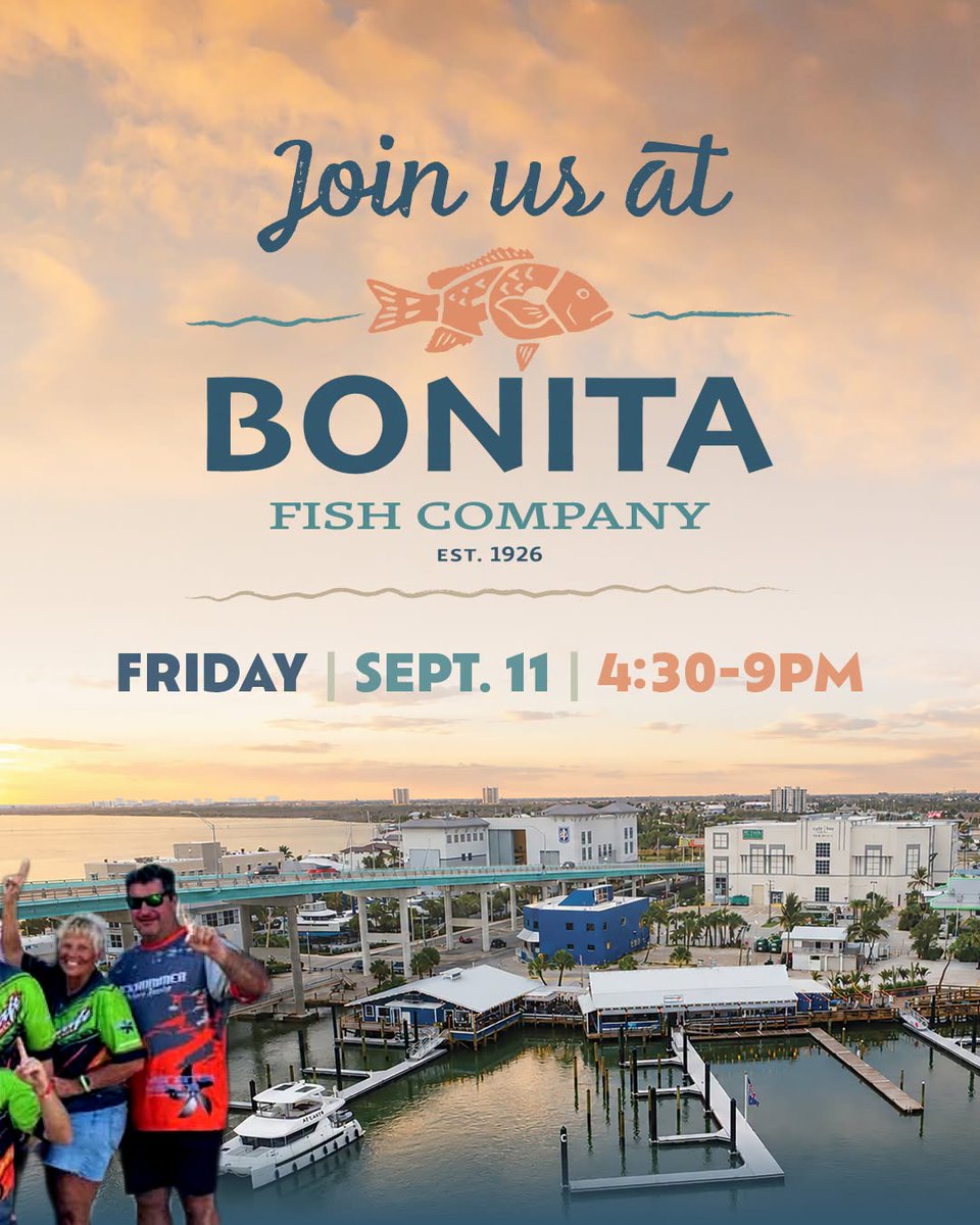 FMB_Chamber's tweet photo. 📣🚤 Here's more meet and greets for the Roar Offshore Fort Myers Beach Powerboat Races! 🏁🌊 Take your pick of the Bonita Fish Co. the Tiki Bar &amp; Grill at The Lighthouse Island Resort 🍹🏝️ or the
@YucatanFMB.

. 🐚🌴  #RoarOffshore #fmbchamber #visitfmb #PowerboatRaces https://t.co/KwRIVo9nur