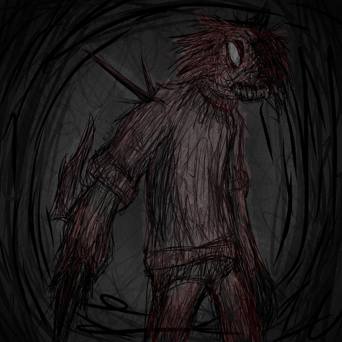 AlsoPixie's tweet photo. Crytpid Eka (Outdated) and Cryptid Margo in that kind of artstyle #funhouse https://t.co/u7geYAnEaR
