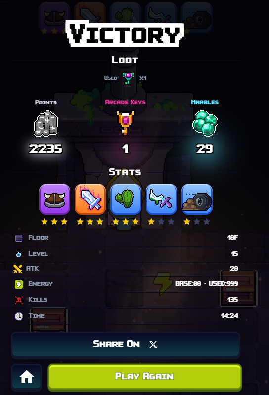 just_fl0wer's tweet photo. gNabs guys! 

Decided to switch things up a little and bring some Maze of Gains gameplay to the feed.

I keep coming back to this game because the gameplay feels genuinely fun, and somehow every run makes me want to play "just one more." 

If you haven't tried it yet, maybe this is your sign to jump in 👇
https://t.co/hNKLCB4jNn

Have a great weekend, everyone! 💚

@AbstractChain @onchainheroes