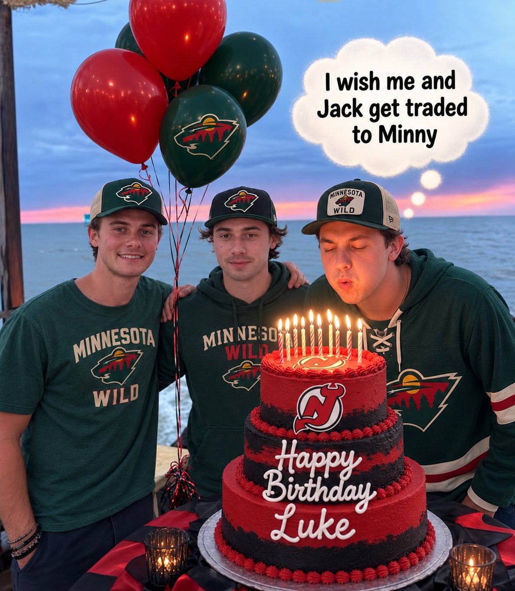 IntoWildHockey's tweet photo. Happy Birthday Luke!
🤣 #mnwild #njdevils https://t.co/z5g9NJz7Uz