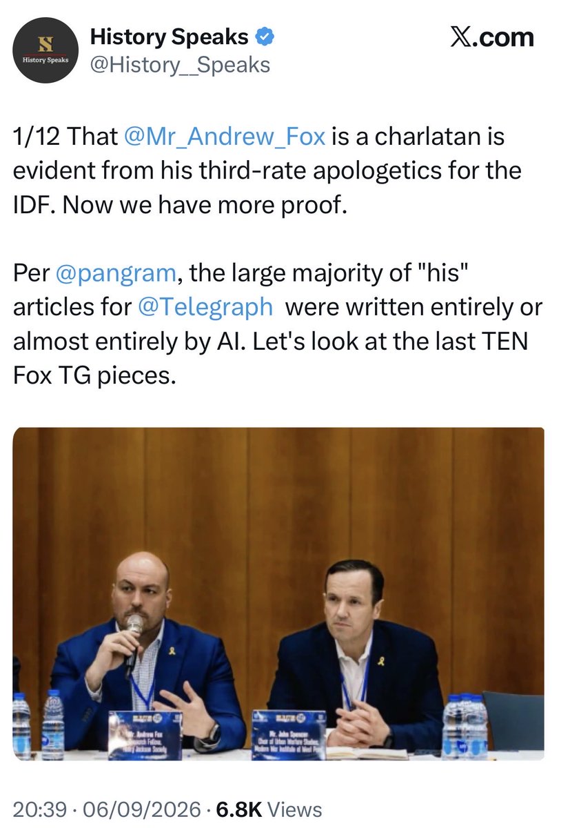 Lestermdesouza's tweet photo. @Mr_Andrew_Fox Was this written by Ai like all of the other garbage you write? https://t.co/4EgWbvs1FD