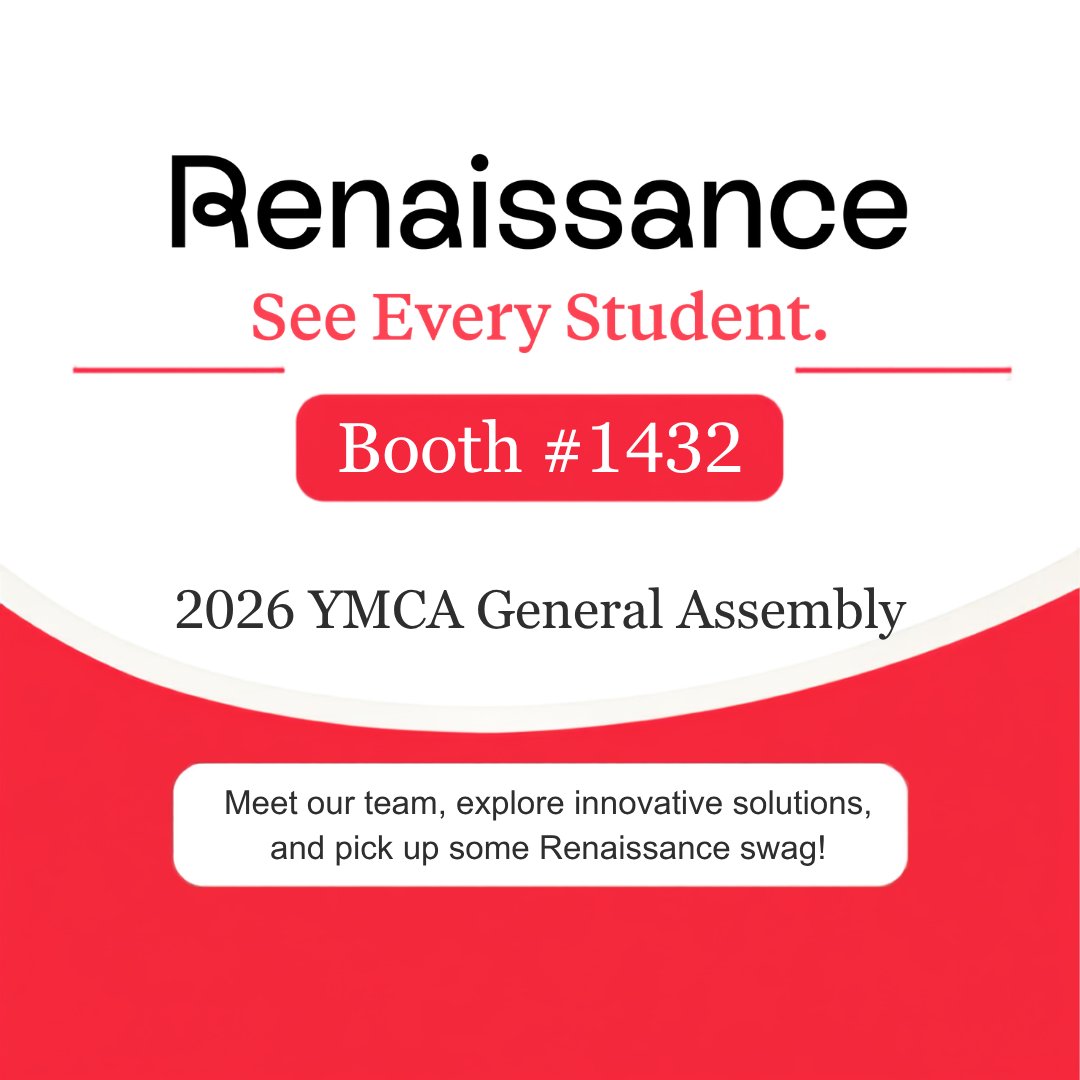 RenLearnUS's tweet photo. We're excited to be attending the 2026 YMCA General Assembly!

Be sure to stop by Booth #1432 and connect with the Renaissance team! 

📍 Ernest N. Morial Convention Center | New Orleans, LA
📅 September 17-19, 2026
🕙 Exhibit Hours: 10:00 AM - 4:00 PM https://t.co/vsGVGPQTRY