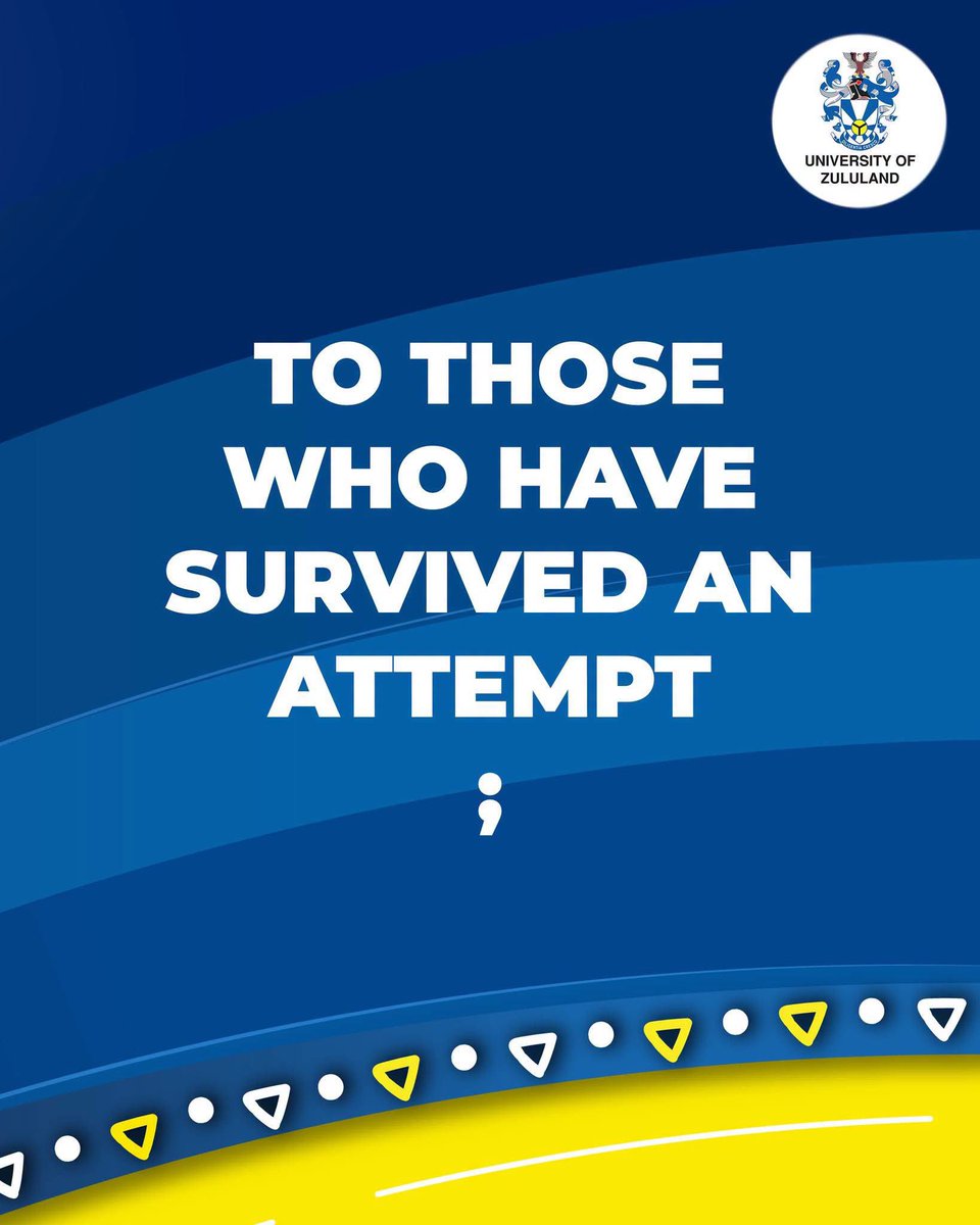 UNIZULUongoye's tweet photo. #WorldSuicidePreventionDay https://t.co/WxNeoPWf3r