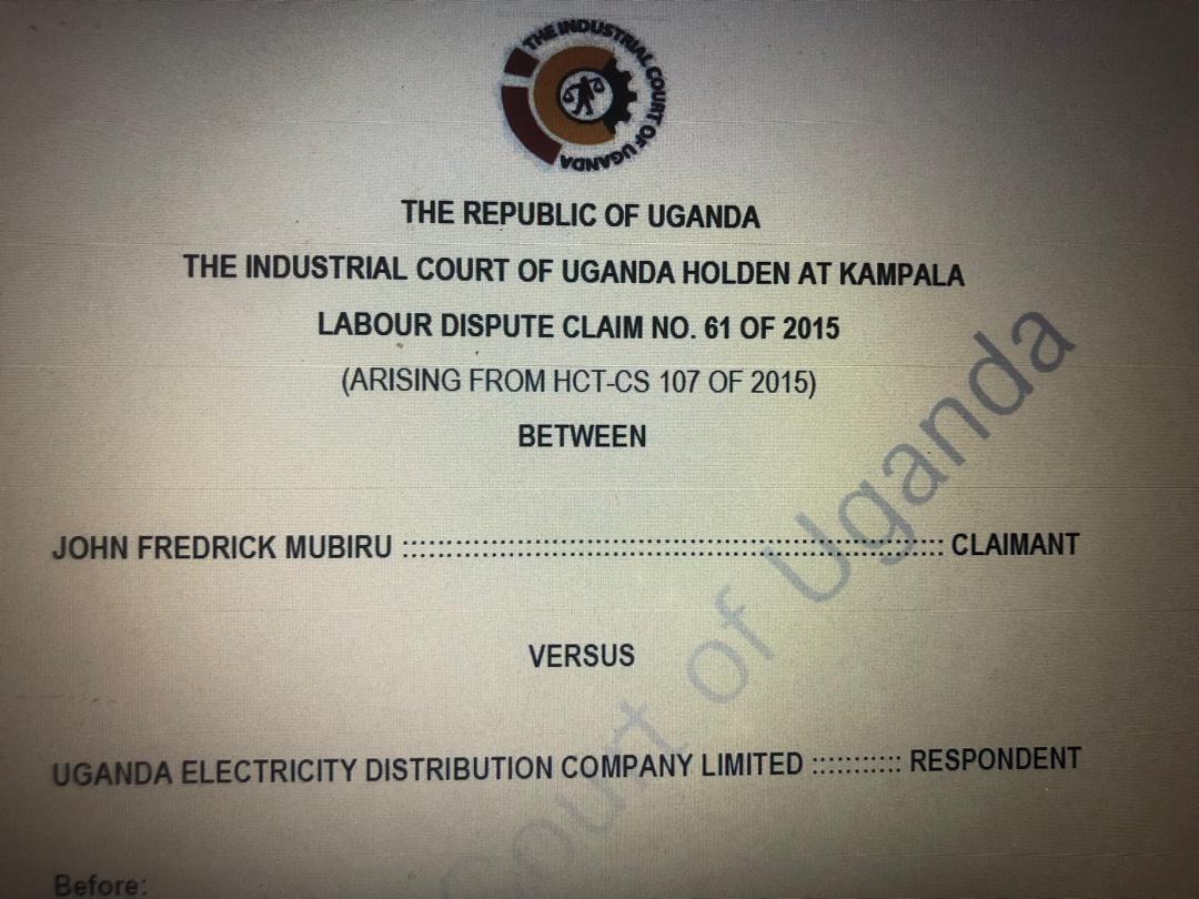OtengBenjamin10's tweet photo. You cannot call an employee to answer Charge A, then dismiss him for Charge B.

In John Fredrick Mubiru v Uganda Electricity Distribution Company Ltd , the Industrial Court found Mubiru’s dismissal procedurally and substantively unlawful.

He was summoned to explain issues surrounding cancelled electricity bills and meter readings. But when the dismissal came, the reasons had shifted to under-reading meters, abuse of office, neglect of duty and causing financial loss.

The Court was clear:

“The employer is not at liberty to change the reasons at any time during the proceedings… The reasons must therefore be specific and unambiguous.”

That is the essence of a fair hearing: an employee must know the case he is required to meet.

The Court also faulted the employer for the prolonged disciplinary process and held that its managerial prerogative does not permit it to disregard natural justice and its own disciplinary procedures.

Lesson for employers: A disciplinary hearing is not a moving target. You cannot change the goalposts after the employee has already defended himself.