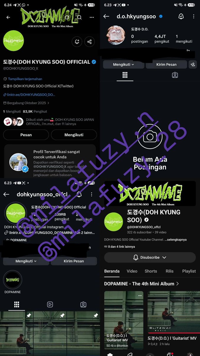 Milafuzy_28's tweet photo. @MCDO1112 @DOHKYUNGSOO_X Ikutaaannn ah smga beruntung hihii aku mau pop ver, btw aku streaming di station head jga 🤭

#오후6시_도경수기타리스트
#도파민_도경수_Guitarist
#DOPAMINE_OutNow
#DOHKYUNGSOO_Guitarist
@DOHKYUNGSOO_X https://t.co/v5vx1iyIoX