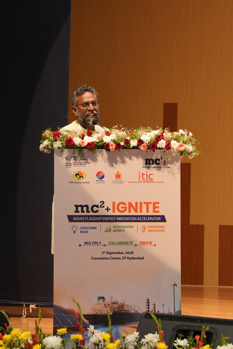iTICIncubator's tweet photo. MC² Plus IGNITE Hyderabad Connect brought industry, academia, innovators &amp; startups together to explore next-gen energy technologies and opportunities.
iTIC Incubator, IITH &amp; MC² Foundation also signed an MoU to strengthen collaboration and support emerging energy ventures. https://t.co/TLr8fWY3Ac