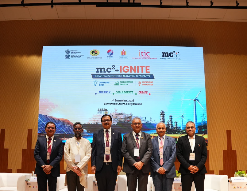 iTICIncubator's tweet photo. MC² Plus IGNITE Hyderabad Connect brought industry, academia, innovators &amp; startups together to explore next-gen energy technologies and opportunities.
iTIC Incubator, IITH &amp; MC² Foundation also signed an MoU to strengthen collaboration and support emerging energy ventures. https://t.co/TLr8fWY3Ac