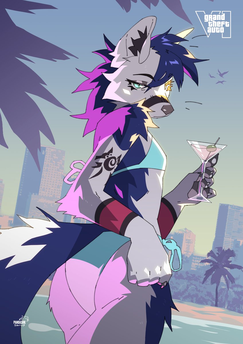 pandashkart's tweet photo. 👙🍸🌴💜 https://t.co/ik7qIXd4L3