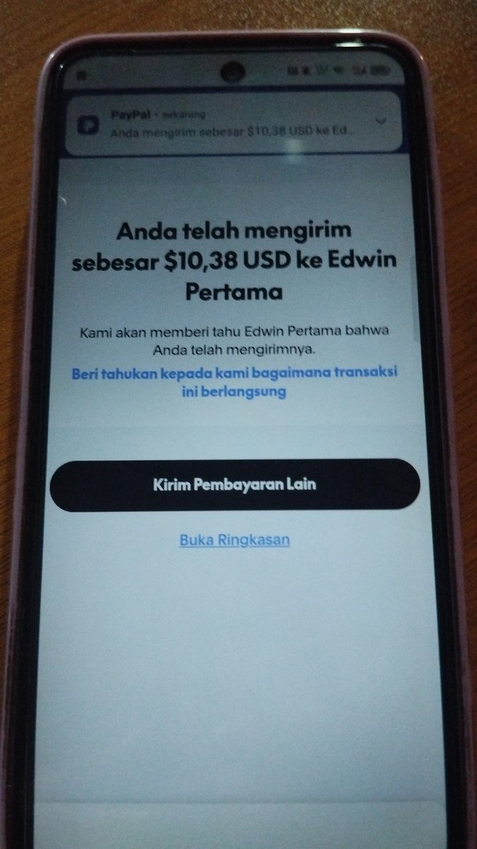 numpanglewatnih's tweet photo. Scam CV Paypal guyss 😂 untung agak curiga jadi cv dikit dulu wkwk @eqeip 
cv paypal usd to idr
cv paypal idr to usd jasa convert paypal usd to idr
#zonauangㅤ
#cvpaypal 
#convertpaypal https://t.co/Cyv9UFt2CA