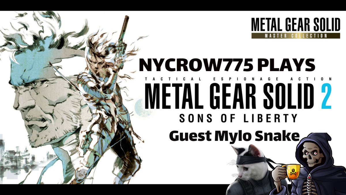 Nycrow775's tweet photo. Streaming Soon Metal Gear Solid 2: Sons Of Liberty over at
https://t.co/ytR39Df0hC
#TwitchStreaner #Vtuber #MetalGearSolid2 #Gaming #MGSCollection https://t.co/8gx7WgPS9T