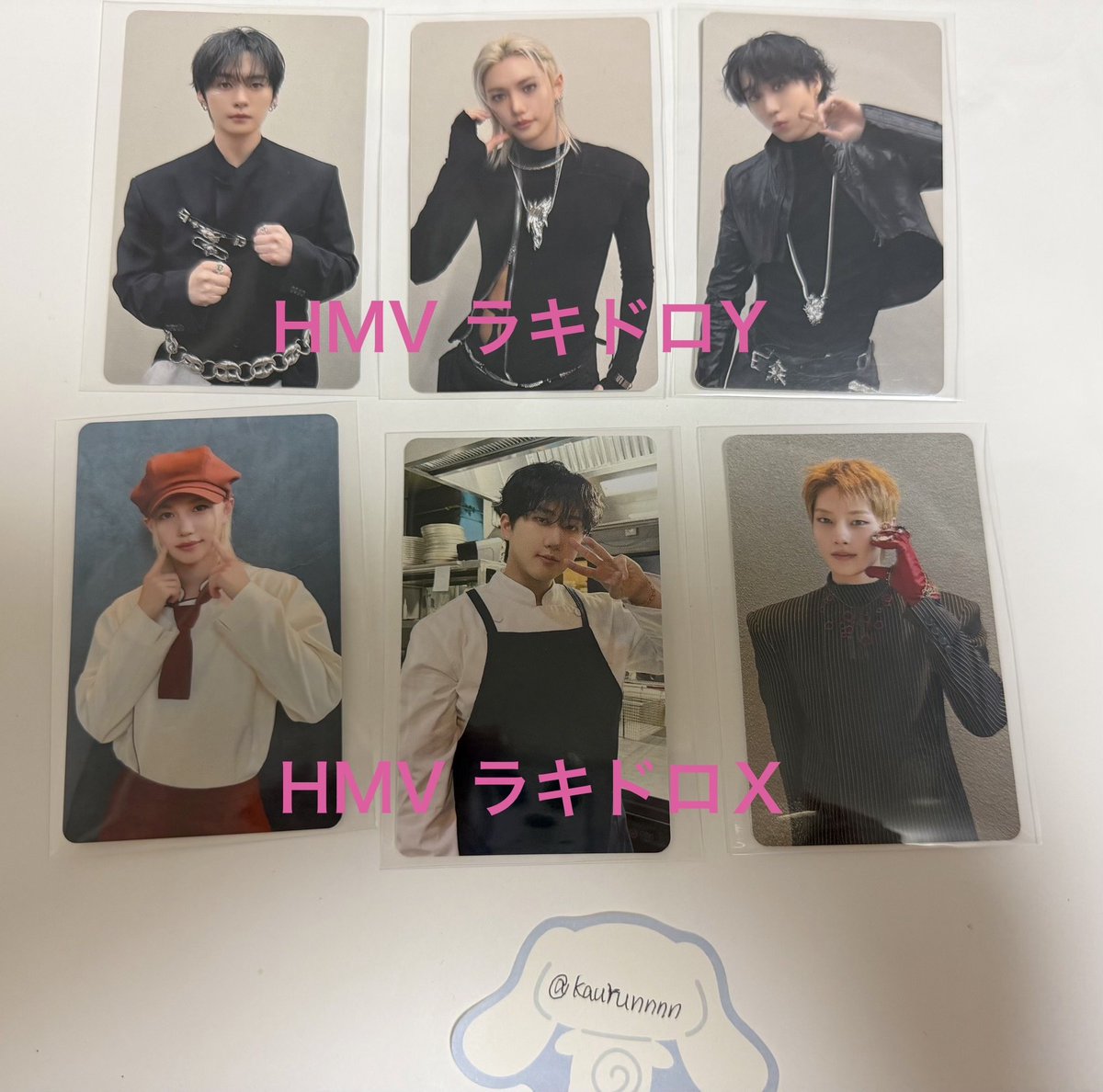 kaurunnnn's tweet photo. StrayKids スキズ THIS&amp;THAT トレカ 交換 店舗特典 タワレコ HMV

譲)画像1、2枚目
　 🐺🐰🐇🐖🐿️🐥🦊

求)タワレコ店舗特典または
　  HMVラキドロ Z
　  ヒョンジン🦙🥟

都内手渡しor郵送
未成年の方❌️🙇

お気軽にお声掛け下さい😊
#straykids　#スキズ交換　#RUNIT https://t.co/tiCjhewIvc