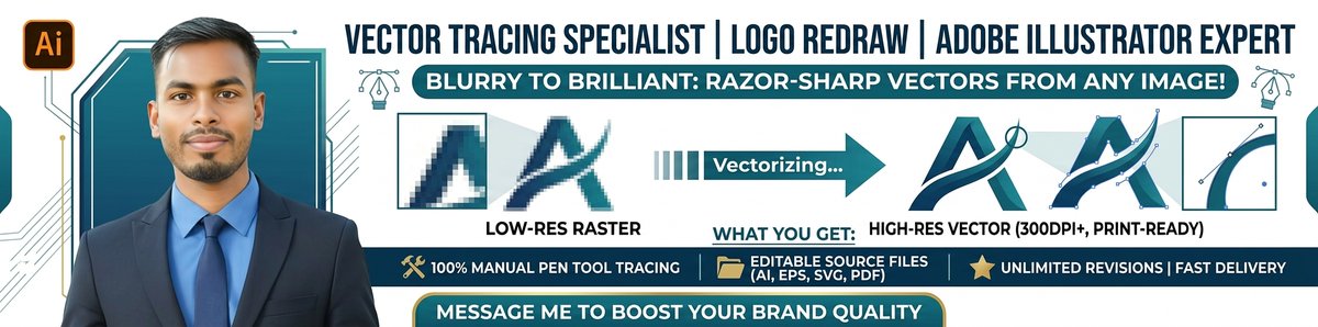 MosharofKing's tweet photo. Vector Tracing Specialist | Logo Redraw | Adobe Illustrator Expert https://t.co/4RGde9nU6y