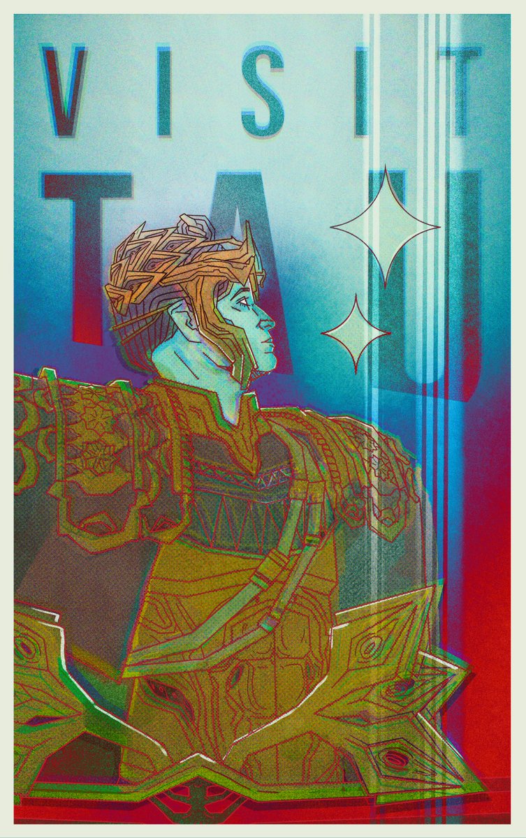 cyanfacade's tweet photo. i hear fornax is nice this time of year #warframefanart https://t.co/o3Rz3BxBan