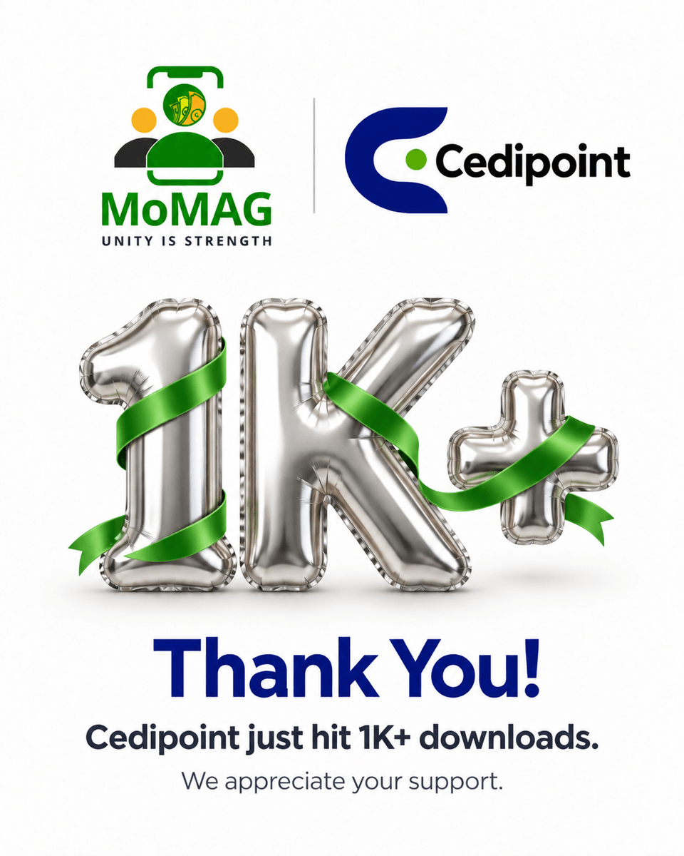 cedipoint's tweet photo. Woow! We are humbled and thank you all for your support and feedback.

There is more to come, stay tuned.

Agent txns ay3 sharp!

#momag #cedipoint https://t.co/Wcf3ugfU1D
