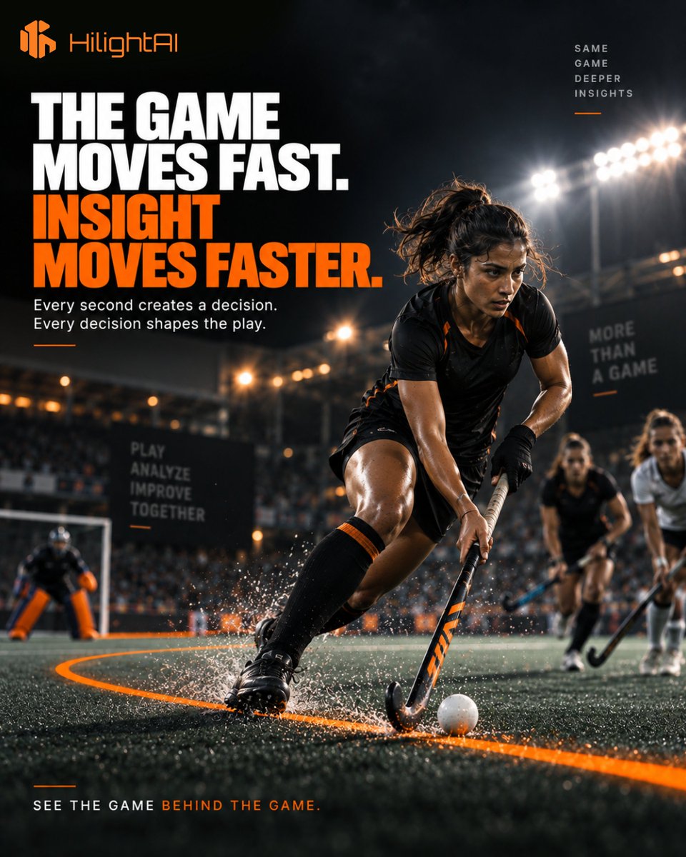 HiLight_AI's tweet photo. The Game Moves Fast. ⚡ See More. Analyze More. Play Better with HiLightAI.
 
👉 Turn your hockey performance into measurable progress with HiLightAI.

#HiLightAI #HockeyAI #HockeyAnalytics #HockeyPerformance #SportsAI #HockeyTraining #SportsVideoAnalysis #AthleteDevelopment https://t.co/0NGQ0xeSOp