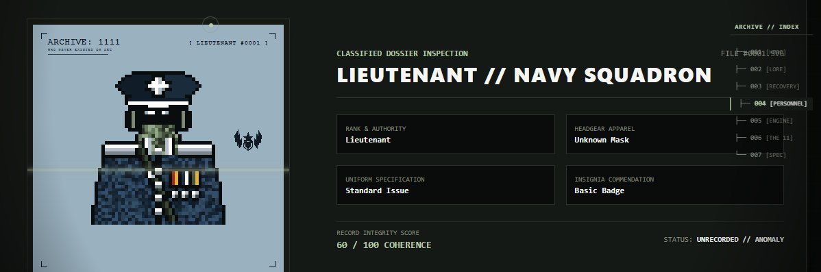 TheArchive1111's tweet photo. Meet the Lieutenants.
No military records.
No names. No graves.
No evidence they ever existed https://t.co/yDUcMiSFvZ