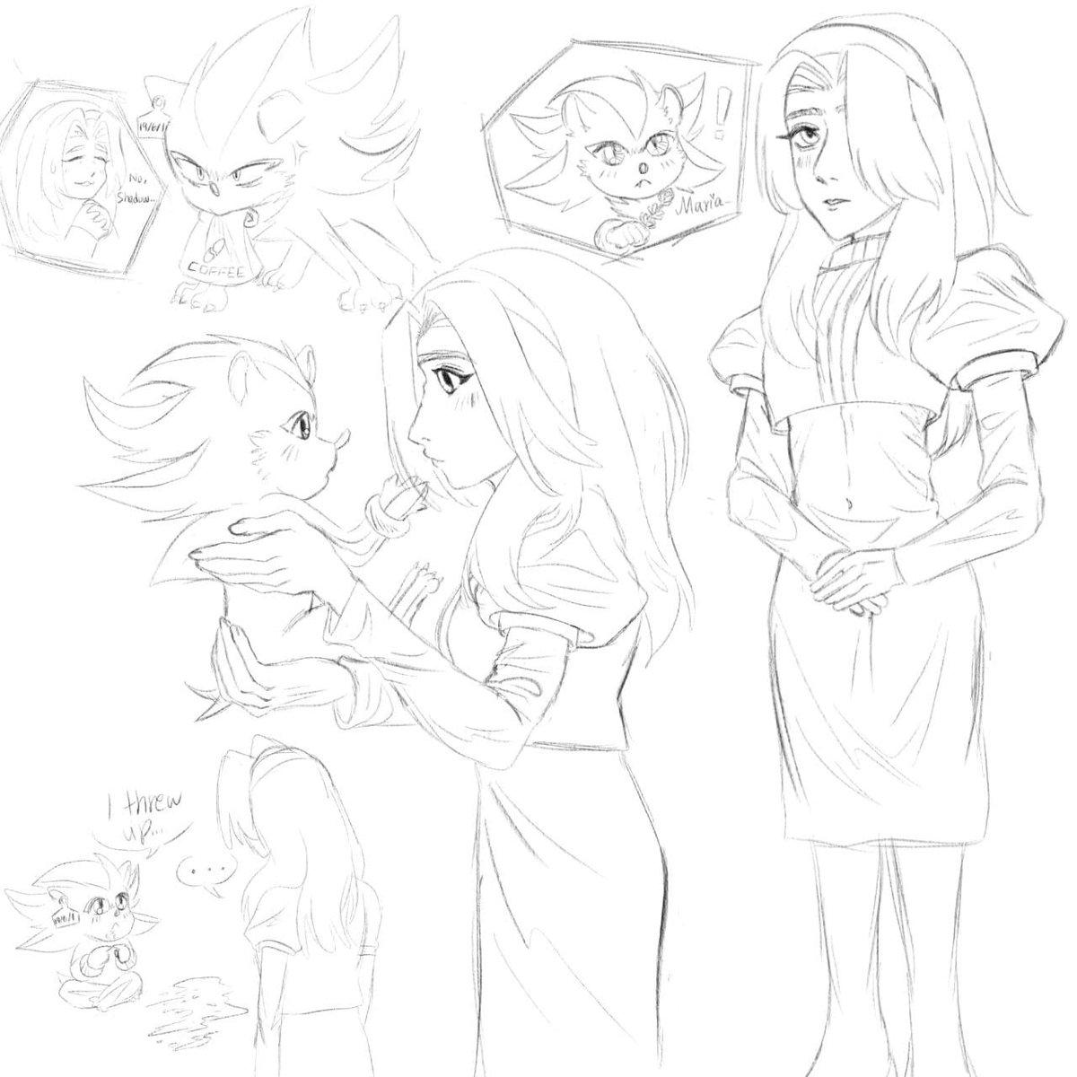 Red_Muntjac's tweet photo. Inconsistency with Maria and Shadow.

#shadowthehedgehog
#mariarobotnik https://t.co/QLQiVCjPLu