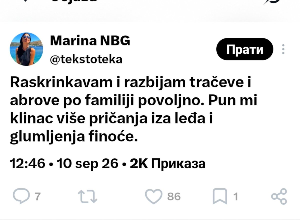 prazno_'s tweet photo. Niko ne voli poturice koji pljuju po svemu srpskom, glibava, zato te niko iz familije ni ne voli ali vidi tamo u Sjenici, vole oni ove srpkinje da preokrenu u balijstvo, vise nego loja da jedu https://t.co/LGuRNyE8nh