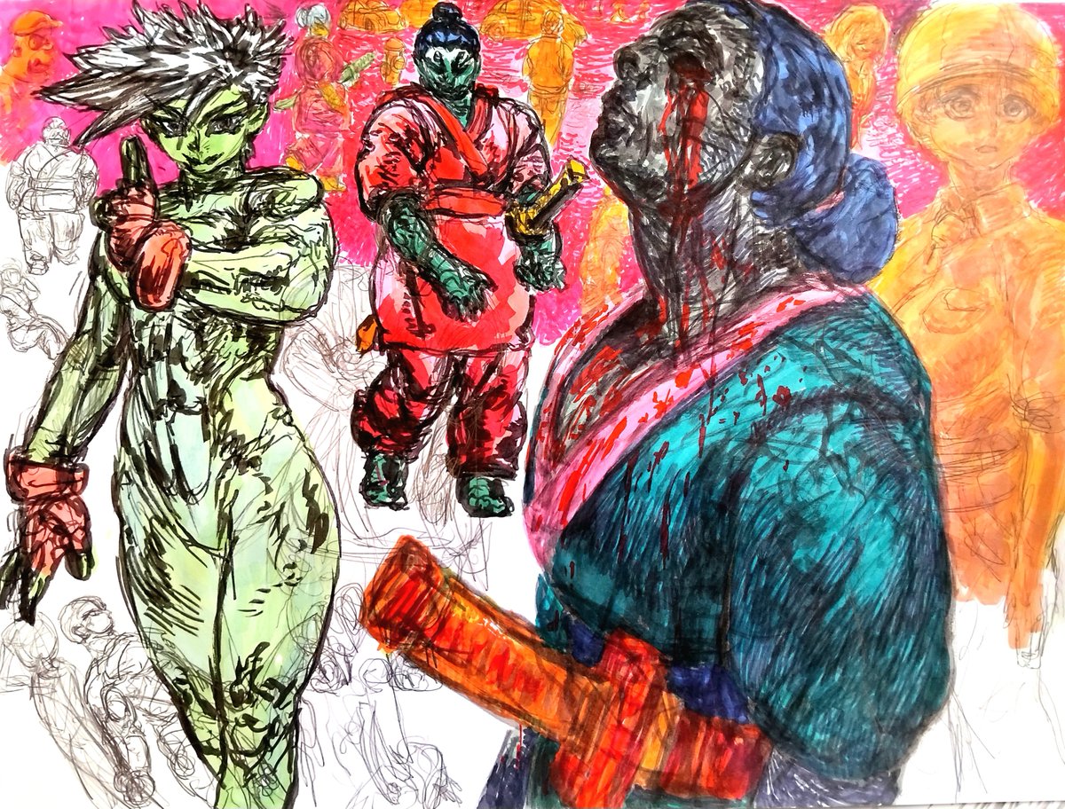 Adcbehg1's tweet photo. Prática  no sketchbook em A3 https://t.co/WSIOISDrhF