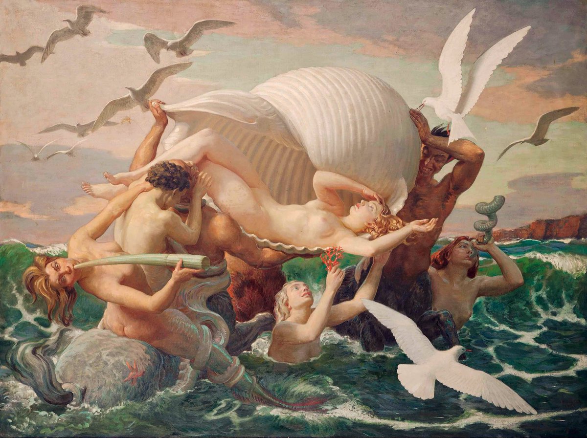 Cassini_jon's tweet photo. John Bulloch Souter  (1890 - 1972)

The Birth of Venus https://t.co/BagjnjId4I