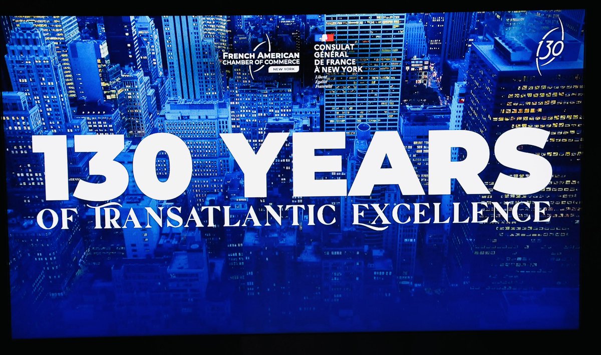 CedrikFouriscot's tweet photo. 🎂For 130 years, the Franco-American Chamber of Commerce 🇫🇷🇺🇸 has been strengthening economic ties between our two countries, while helping French companies grow and succeed in the United States. Delighted to celebrate this milestone at the French Consulate in New York! https://t.co/UEh9nKPbhl