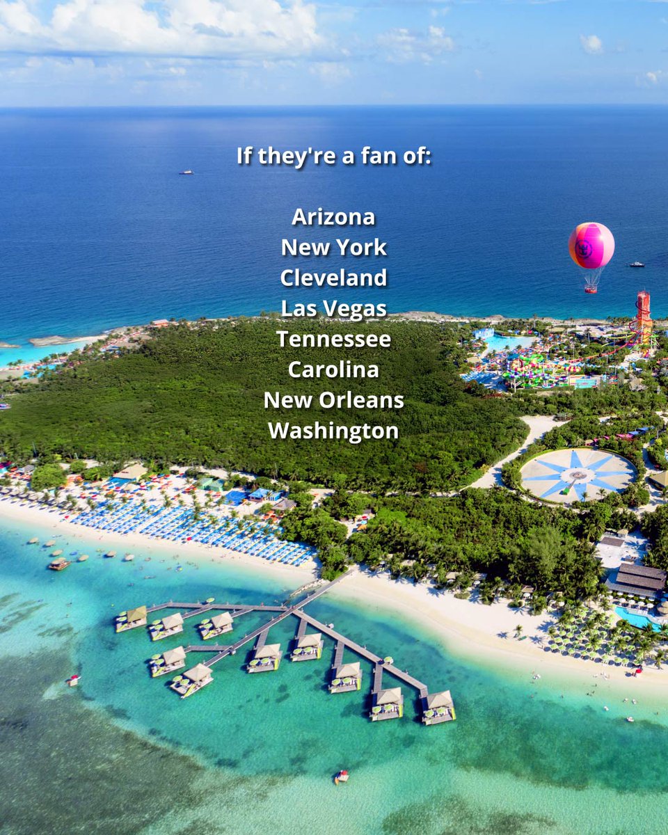 RoyalCaribbean's tweet photo. Big things happening on Valentine's Day and none of them will be your team taking home the trophy (sorry) https://t.co/87jJbTPAxz