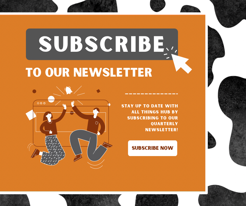 dairy_hub's tweet photo. Are you subscribed to the Hub’s newsletter? 

The fall Hubdate is coming up soon! You don’t want to miss this edition. Readers will catch with how we spent our summer and get a heads up on what’s happening this fall. 

Get your inbox ready at https://t.co/0WIw34h2uV https://t.co/hcU6tAlNRt