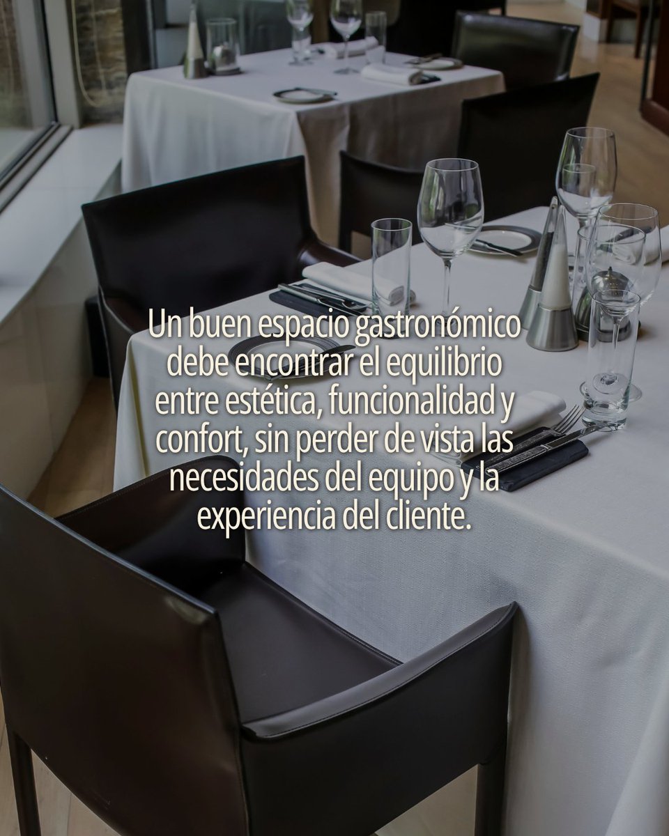 SalonHyT's tweet photo. El diseño de un espacio puede transmitir una identidad, generar sensaciones y hacer que una visita sea memorable. Desde la iluminación y los materiales hasta la distribución, el mobiliario o los pequeños detalles, cada elemento cuenta 🍽️✨

Y al mismo tiempo, un espacio gastronómico tiene que funcionar: facilitar el trabajo, aprovechar cada metro y ofrecer comodidad a quienes lo visitan.

Estética, funcionalidad y experiencia se encuentran alrededor de una misma mesa.

#Diseño #Gastronomía #Hostelería #Interiorismo #SalónHyT