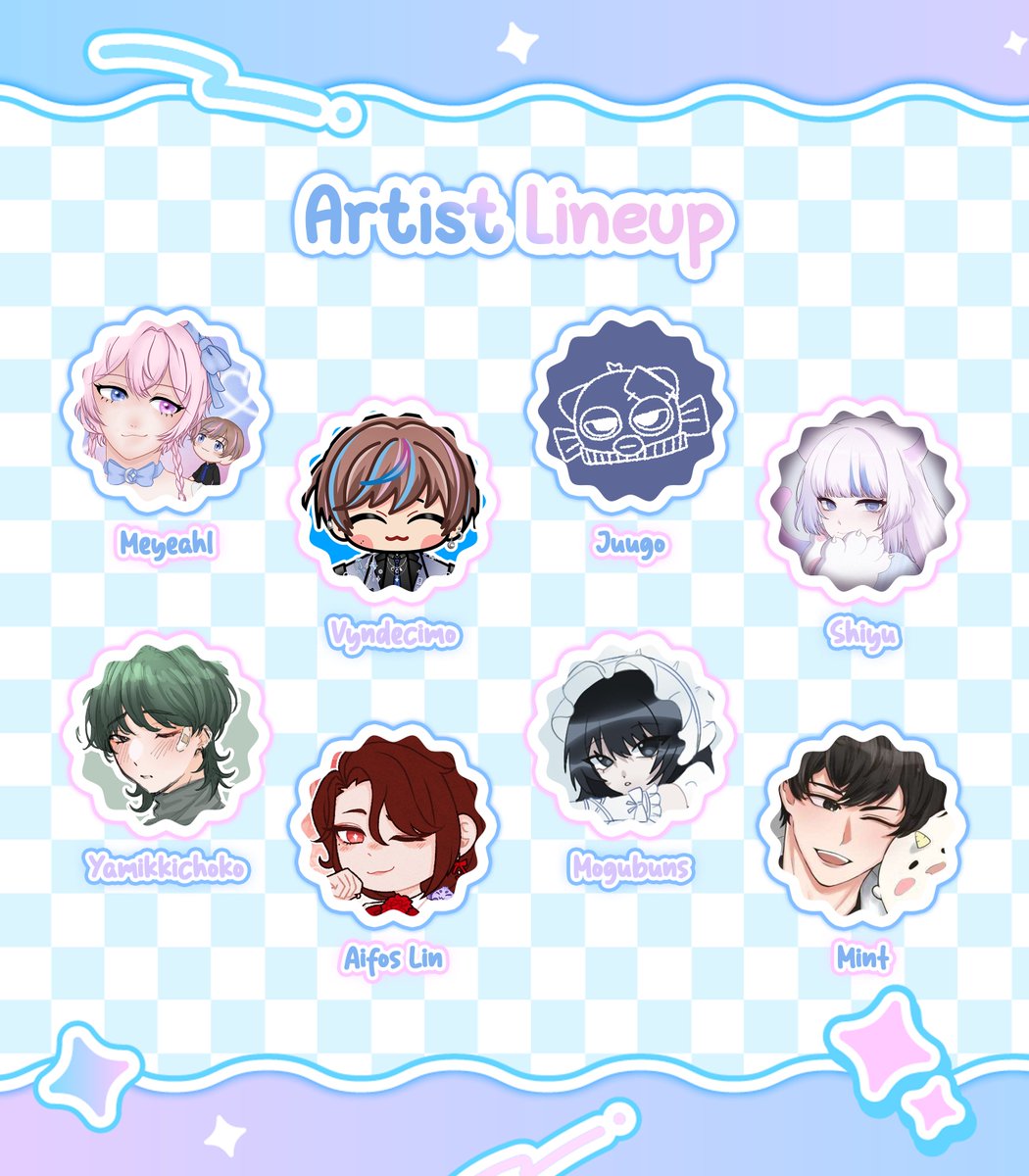 pxlcloud_cse's tweet photo. Nyao! โ^. .^โโ
Meet the ever-passionate artists who gave their all for Seible B-Side CSE!หโโฎโหเฟ
Make sure to send them your love & support as we prepare to celebrate our beloved promoterโs birthday! ๐๐
#SeiBSide
#SEIBLEBDAYCSE
#CupsleeveEvent https://t.co/mg9SqscyLC