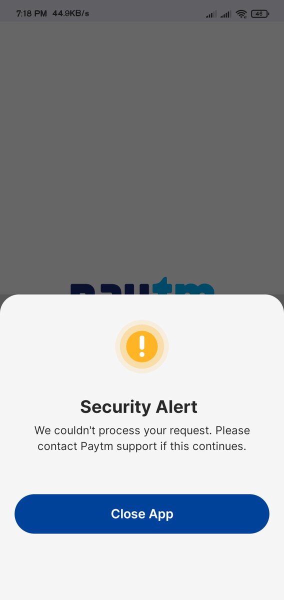rishabhksri's tweet photo. @Paytmcare unable to get contact details on your website,  it redirect to app which is not opening and asks to contact customer support. Your page says you have contact details but I am unable to locate as it's a treasure https://t.co/1RWa7C1AMf