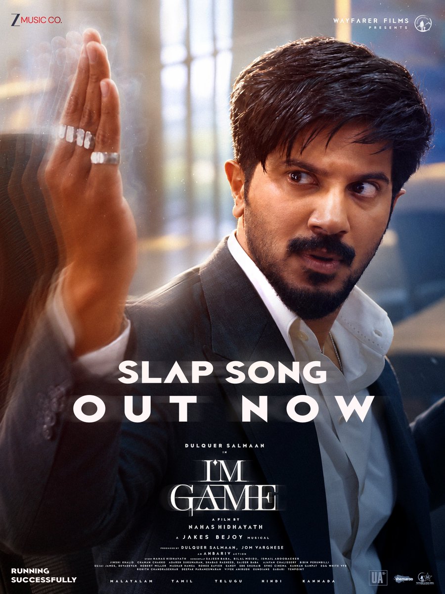 VRFridayMatinee's tweet photo. "This track truly 'Slaps'! 🎧 Experience the vibe of the 'Slap' song from  #ImGame , out now."

Malayalam :
https://t.co/tdXYYo89RG

Tamil : https://t.co/1LuOkKPP6A

Telugu : https://t.co/NwI2LRTopY

Hindi : https://t.co/xTVXG9pb51

Kannada : https://t.co/jLyDbA8Kx0 https://t.co/ACovXNMsVp