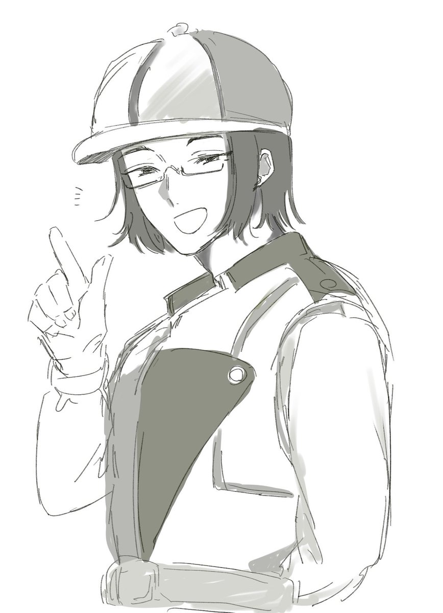 majideoshi's tweet photo. こちらもインパの時に描いた落書きだけどお顔気に入ってるので載せちゃお https://t.co/0TGyIg2ovn