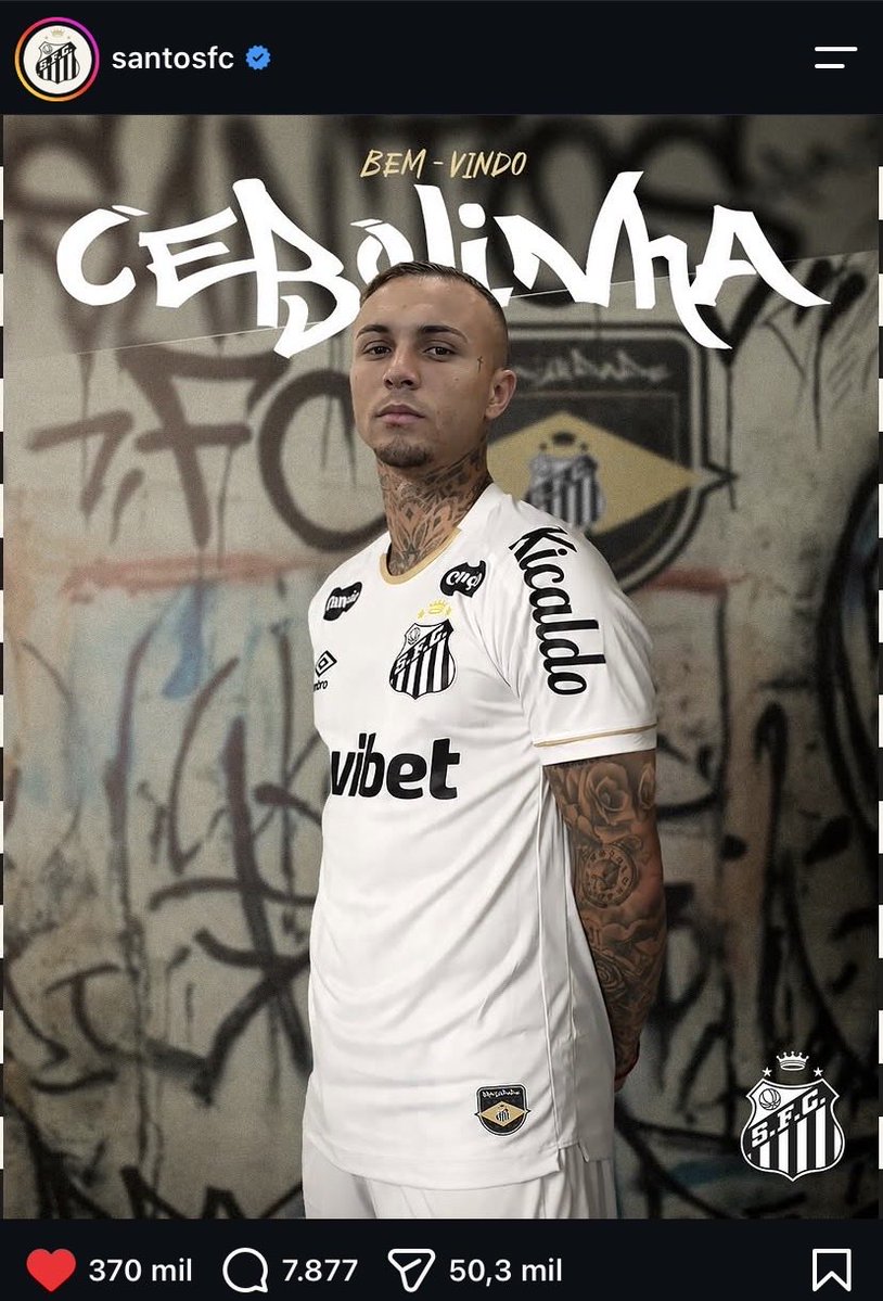 _osamm's tweet photo. O post do Ziuyech sendo anunciado pelo Botafogo teve so 50 mil curtidas 
O do Santos anunciando o cebolinha teve “só” 300 mil curtidas a mais

Caralho, o Santos é gigante demais!🤍🖤 https://t.co/TO6apR3JKW