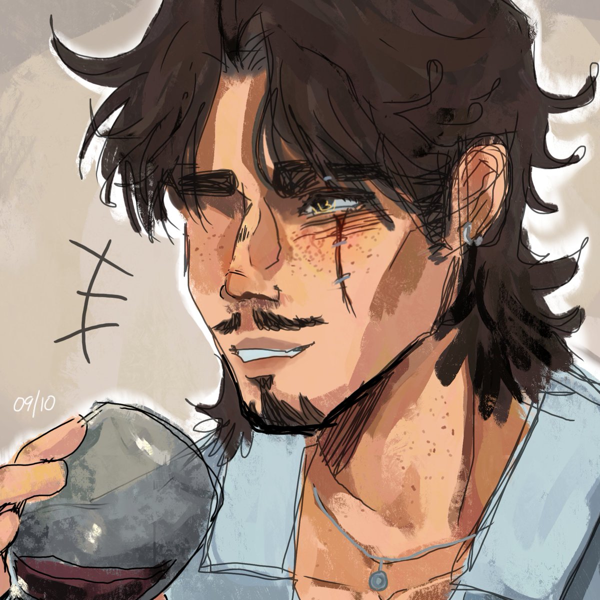 dryita's tweet photo. day 10 of drawing #josebaden everyday until his birthday https://t.co/giuTzXXXIN