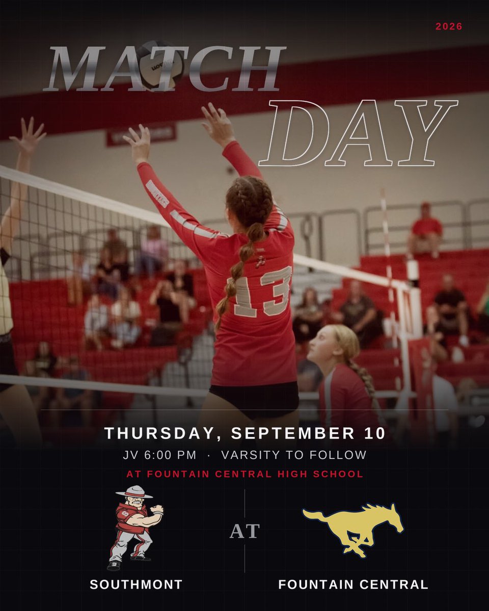 SouthmontVB's tweet photo. Finishing out this busy week of games tonight at Fountain Central — see you there!

#SMVB #DigDeep https://t.co/biHUC2isl7