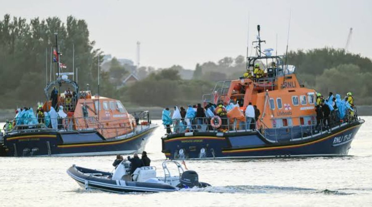 ollieparrot's tweet photo. With the criminal dinghy people, the RNLI hides behind its legal obligation to save lives. However, the International Convention on Maritime Search and Rescue (SAR Convention). (Chapter 1, paragraph 1.3.11) only requires intervention in the “Distress Phase”.

Through long-standing use, “danger” or “distress” has acquired very specific meanings, taken as: “A situation wherein there is a reasonable certainty that a person, a vessel or other craft is threatened by grave and imminent danger and requires immediate assistance".

The vessel must be actively foundering, capsizing, or passengers must be drowning. If a migrant boat is overcrowded and unseaworthy but is still upright and making forward progress under its own power, this does not constitute “distress”.

In law, the RNLI is neither obliged to attend nor intervene in the vast majority of cases. The dinghy occupants are intent on breaching UK immigration law, so they have no right of innocent passage under UNCLOS.

It is, therefore, for Border Force to intercept the boats, to arrest and detain the occupants. The RNLI is being used as an “overflow” reserve when Border Force vessels run out of capacity. That is not the proper role of the RNLI. It is for government properly to resource its border control activities.
.
