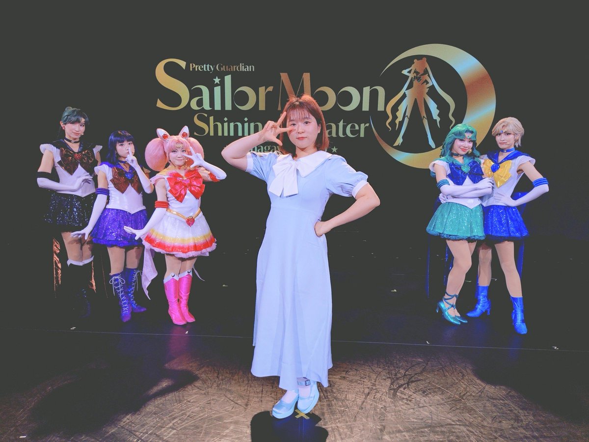nanako_shine's tweet photo. お洋服も髪型も亜美ちゃんをイメージしました♪
戦士のみんなといっぱい目が合って美味しいもの食べて幸せな1日でした🥰

お見送りハイタッチ動画は後日載せたいと思います🫧 https://t.co/EzZfQq9Cac