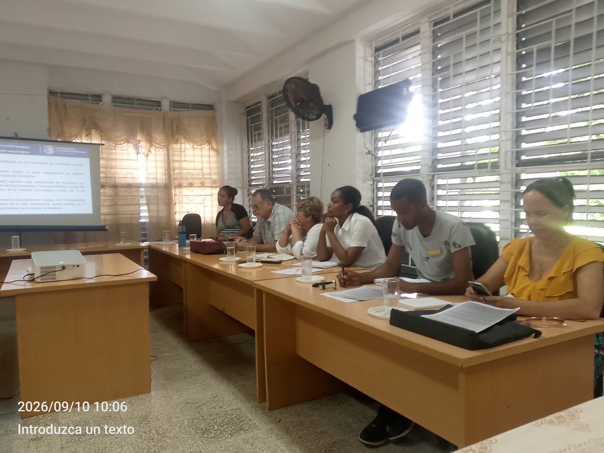 lmarrero69's tweet photo. Se realiza en la Facultad Tecnológica de la @UCM_Cmw Consejo de Dirección Universitario , se discuten temas estratégicos para el proceso docente en el actual curso @japortalmiranda @MINSAPCuba #CubaPorLaVida #CubaEstáFirme https://t.co/9oURiKQC6Q