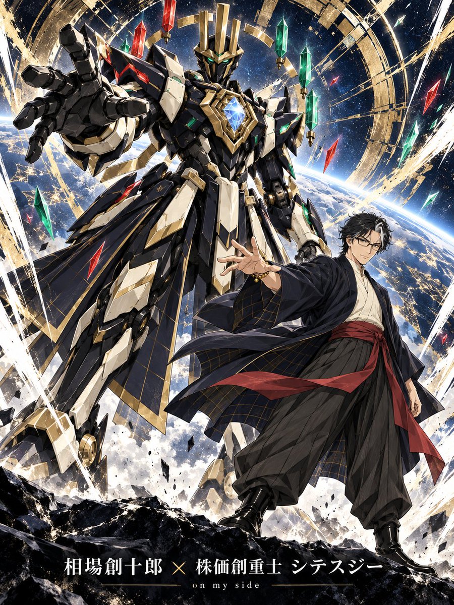 ninsuke_03's tweet photo. #ワンオフ

ラスト！この機体の予定じゃなかったのですが、急にキャラクターと機体思いついたのでさっき作りました🤖✨️

相場創十郎と専用機、株価創重士シテスジー💹✨️

宿敵、存在しないキ◯クシアと対峙する時のみ顕現する創十郎のOn My Sideロボットです🤖✨️ https://t.co/diUWUdiTxZ